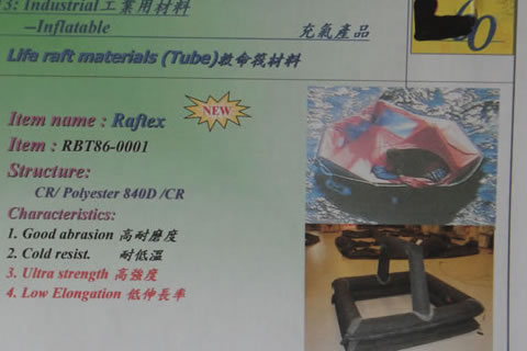 Life raft fabric