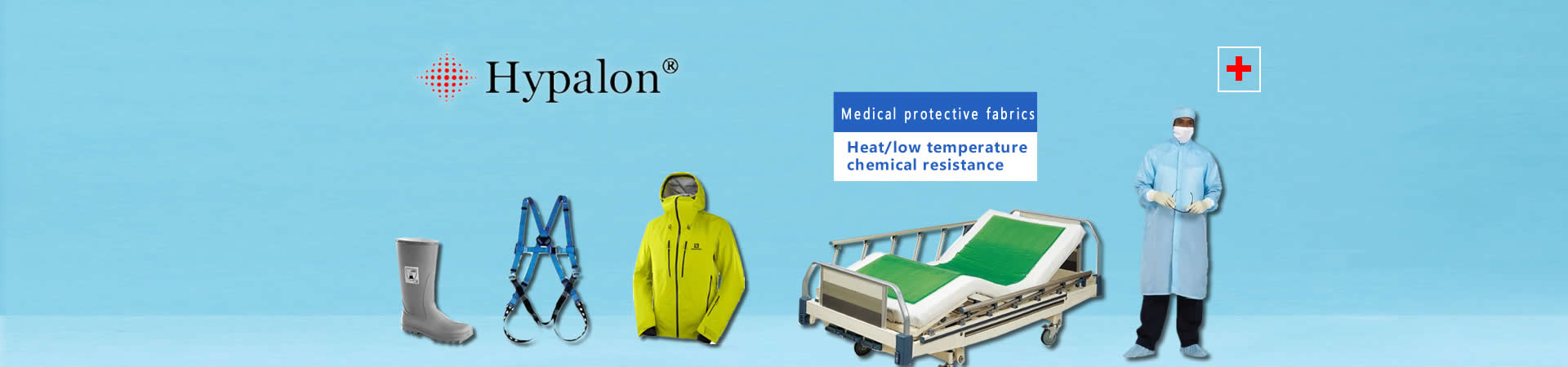 Hypalon medical protective fabric